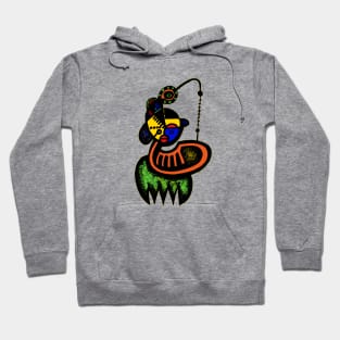 African Surrealist Portrait of a Dancer - Fecckat Hoodie